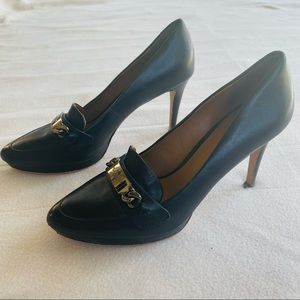 Coach Buckle Loafer Heel